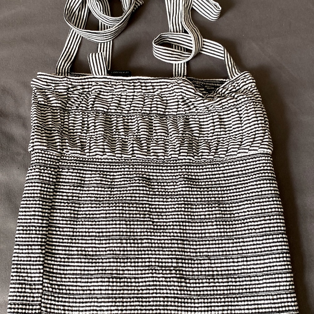 Ribbed tank top/crop top